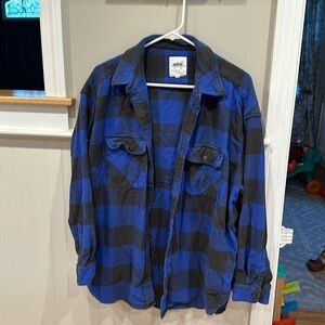 AE plaid shacket